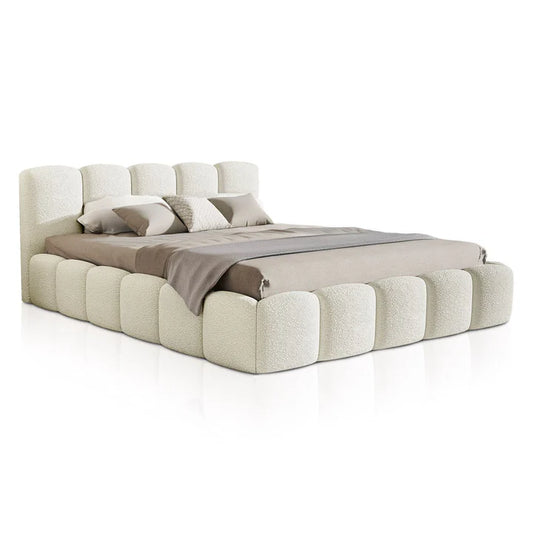 Polsterbett Catania Creme inkl. Lattenrost 180x200 cm - Palo24