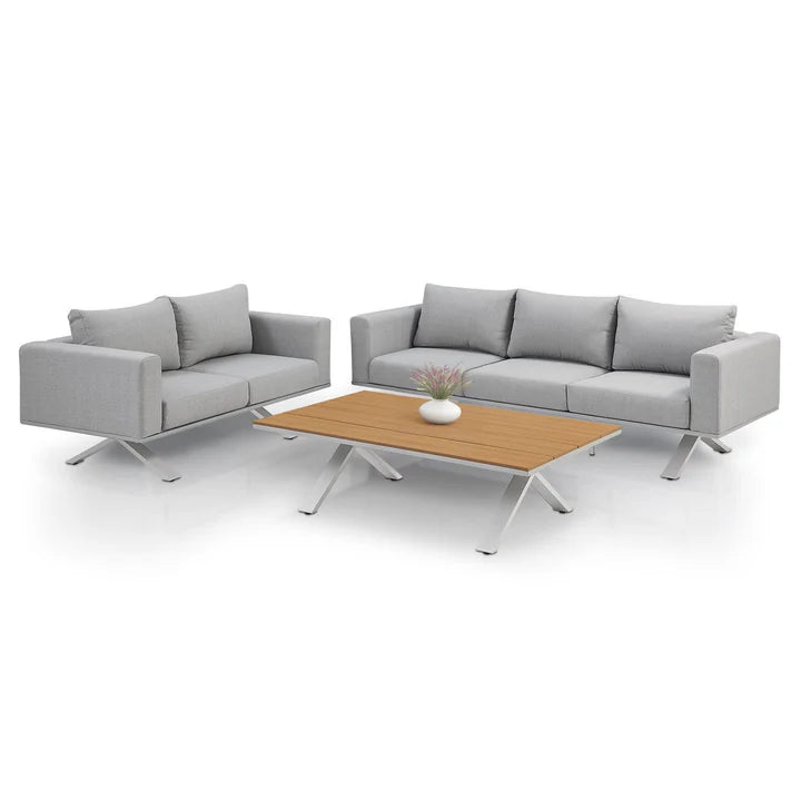 Premium Gartenlounge Set Alexandria Grau - Palo24