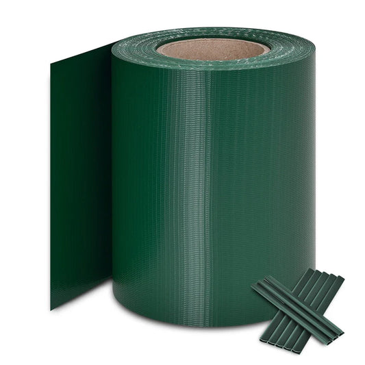 Panneau de clôture en bande d'intimité en PVC vert