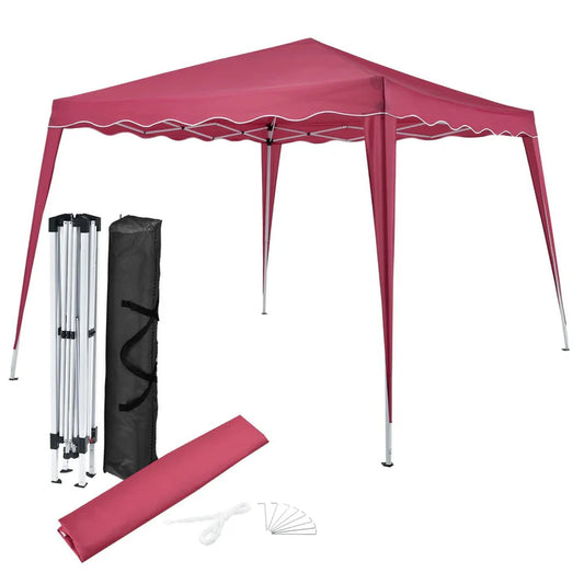 Tonnelle pliante Vivara 3x3 m en Bordeaux avec sac de transport