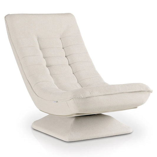 Relaxsessel Korsika mit Cord 360° drehbar Beige