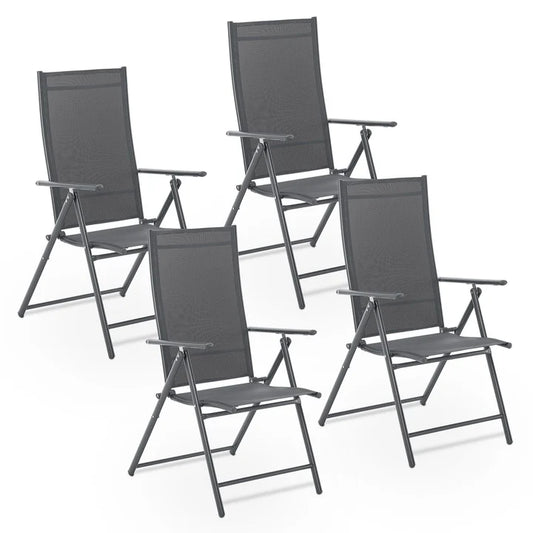 Gartenstuhl Calena klappbar Grau - Palo24