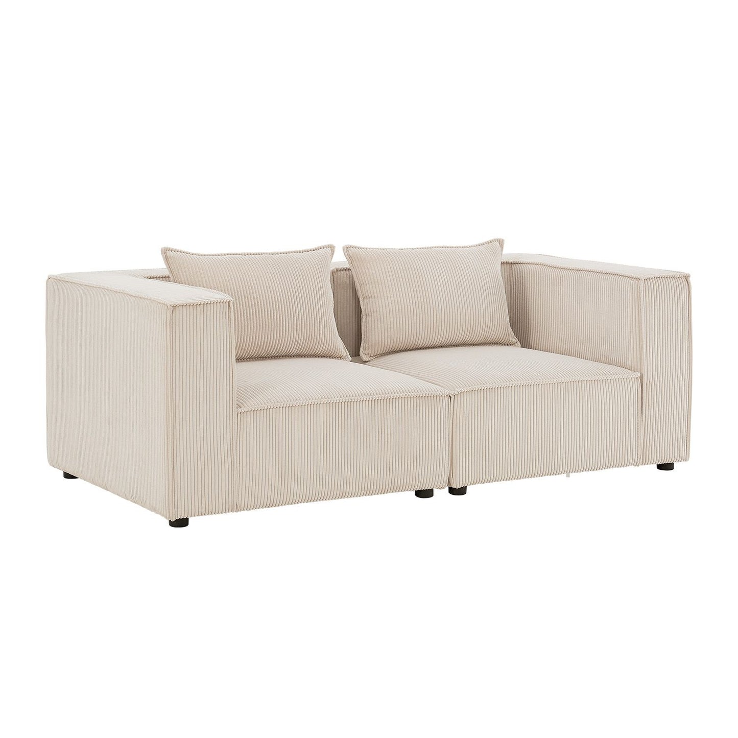 Modulares Sofa Domas S - 2 Sitzer Beige