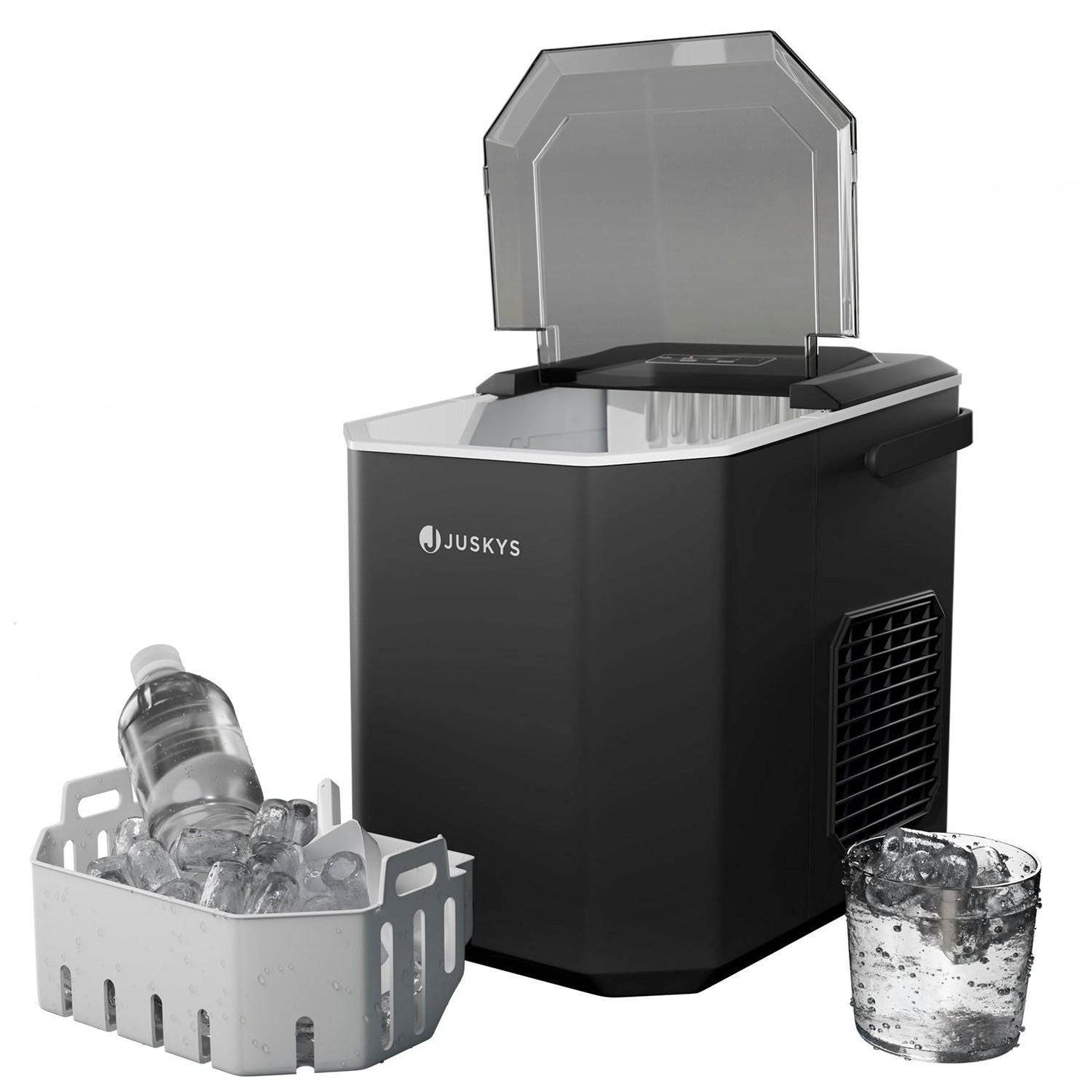 Eiswürfelmaschine IceOracle in Schwarz - Palo24