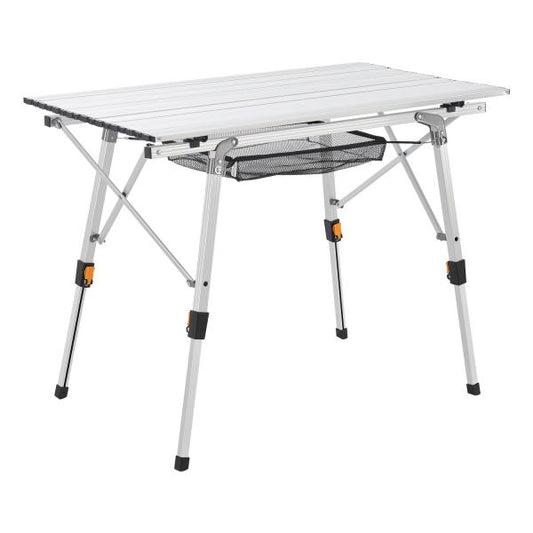 Campingtisch Picco faltbar Höhenverstellbarer Tisch mit Tasche & zusätzlicher Ablage