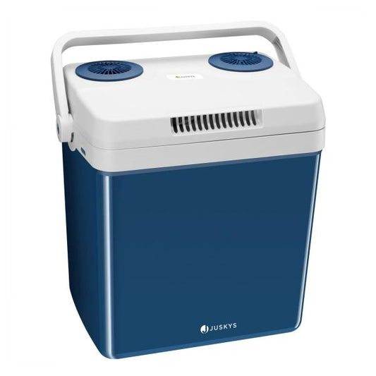 Glacière électrique North Pole 32 litres en bleu avec connexion pratique 12 V et 230 V