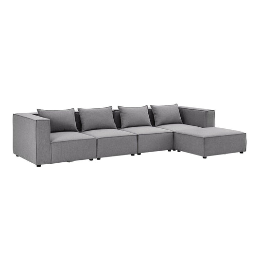 Modulares Sofa Domas XL - 4 Sitzer Dunkelgrau