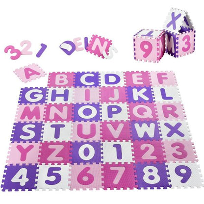Kinder Puzzlematte Juna 36 -teilig A bis Z und 0 bis 9