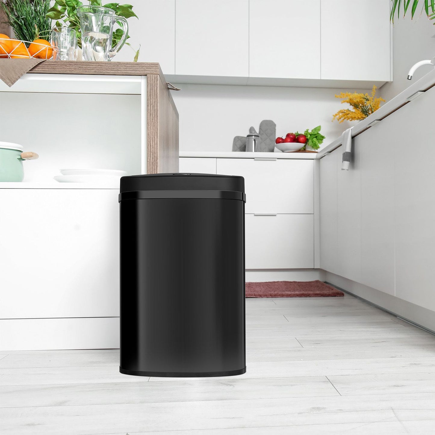 Automatischer Mülleimer mit Sensor - 50L Schwarz