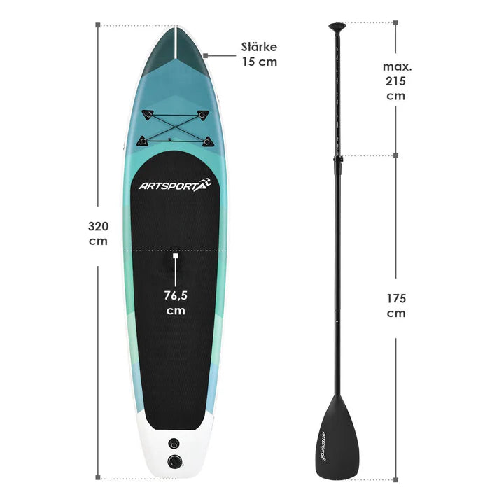 Stand Up Paddling Board Blue Wave