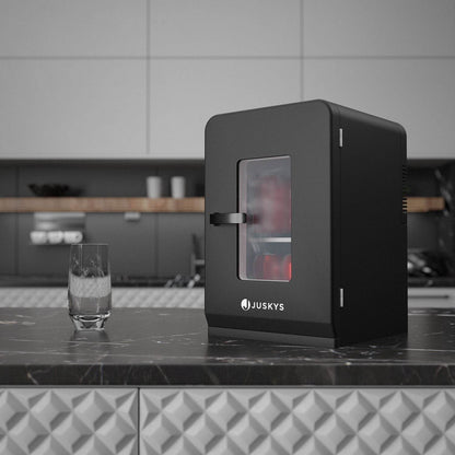 Mobiler 2in1 Mini-Kühlschrank 15 l Schwarz - Palo24