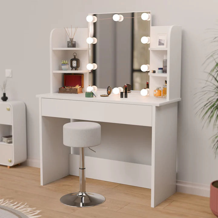 Guirlande lumineuse pour coiffeuse avec 10 lampes LED et USB