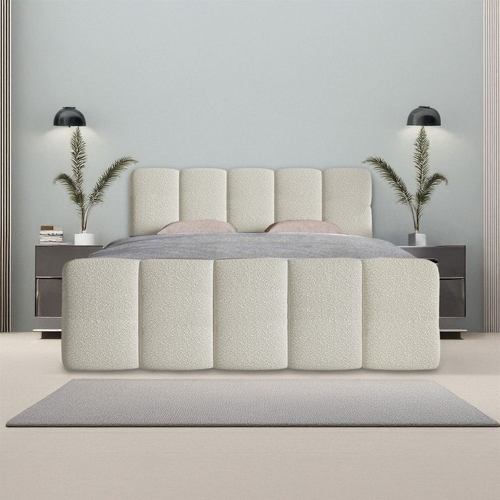 Boxspringbett Manitoba 180x200 cm Beige