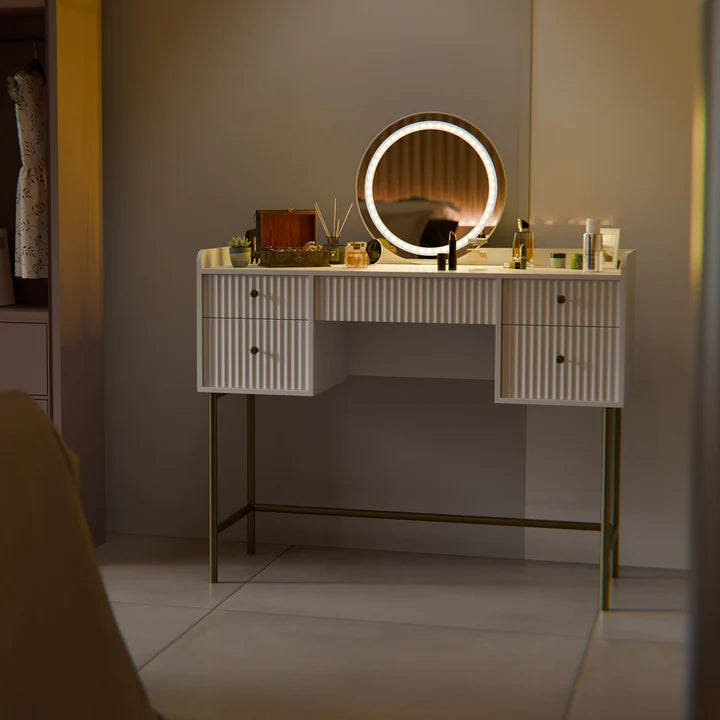 Schminktisch mit Spiegel Samira Touch-LED