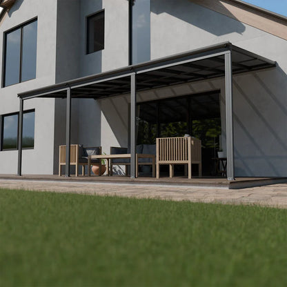 Copertura terrazza Borneo 6x3 m Grigio