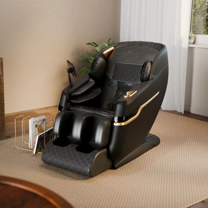 Massagesessel Naxos Bluetooth & Heizung Schwarz