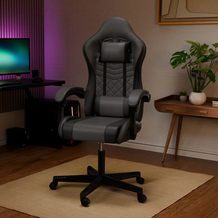 Bürostuhl Gamingstuhl HyperSeat grau/schwarz