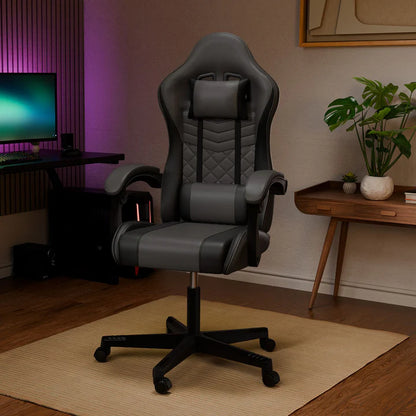 Bürostuhl Gamingstuhl HyperSeat grau/schwarz