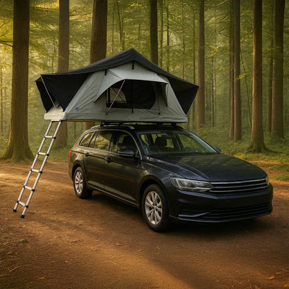 Autodachzelt für 2 Personen Lago mit Matratze 140x200 cm