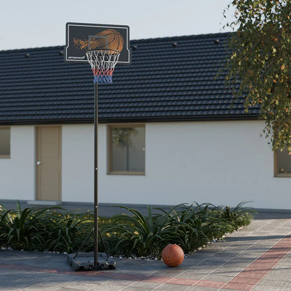 canestro da basket mobile e regolabile in altezza