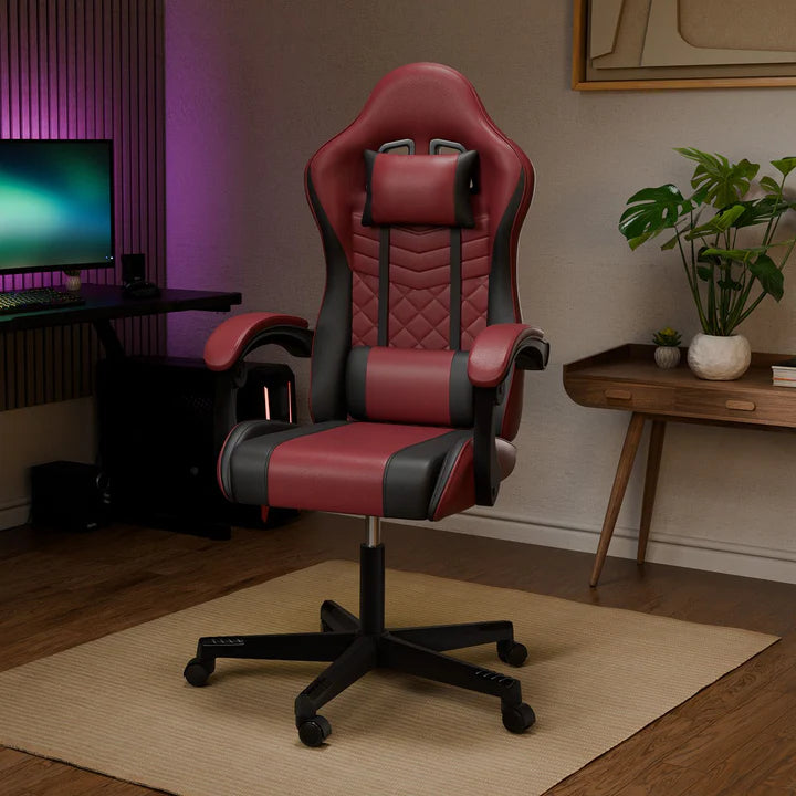 Bürostuhl Gamingstuhl HyperSeat bordeaux/schwarz