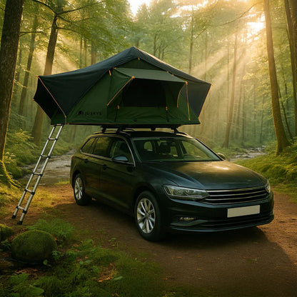 Autodachzelt für 2 Personen Lago mit Matratze 140x240 cm