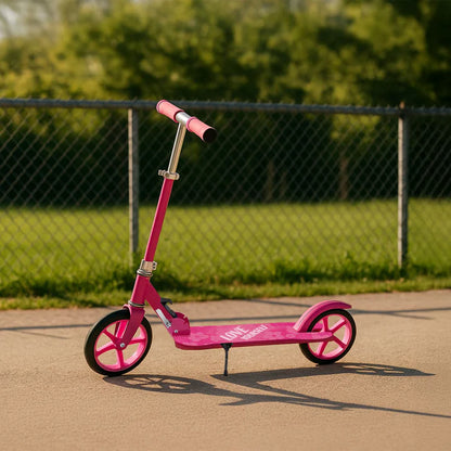 Trottinette / scooter de ville « Girl Power » rose