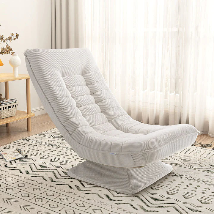 Relaxsessel Korsika mit Cord 360° drehbar Beige