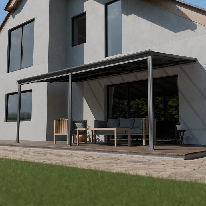 Tetto terrazza tetto terrazza Borneo 5,5x3 m grigio