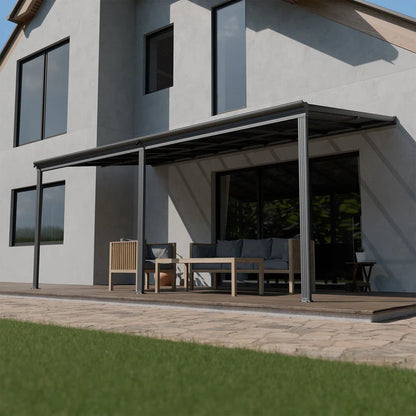 Tetto terrazza tetto terrazza Borneo 5,5x3 m grigio