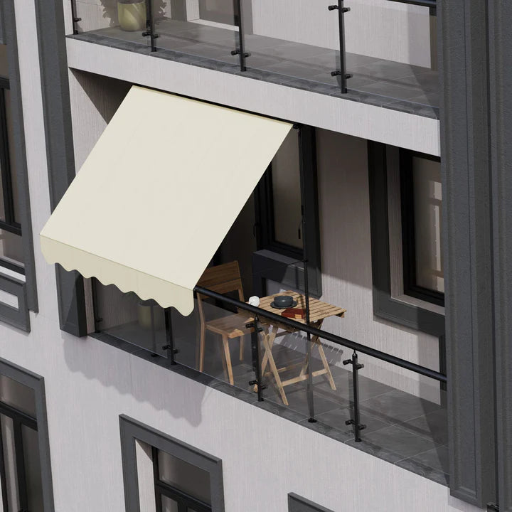 Klemmmarkise Kapstadt 300x120 cm Beige - Palo24