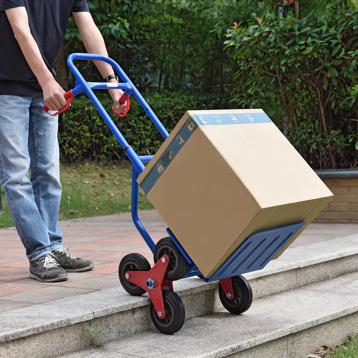 Treppensackkarre 100kg Treppenkarre mit klappbarer Ladeschaufel