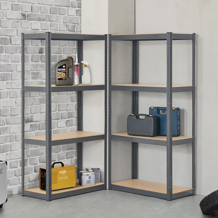 Lagerregal Easy 2er Set 160 x 80 x 40 cm Grau