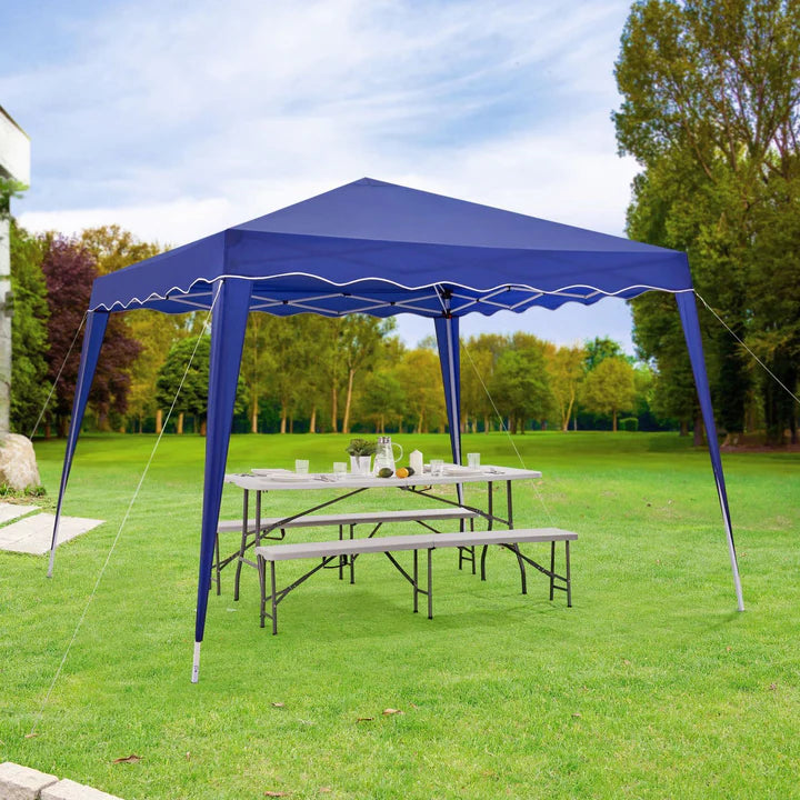 Faltpavillon Vivara 3x3 m in Blau mit Tragetasche