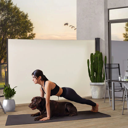 Auvent latéral Dubai 500 x 160 cm beige