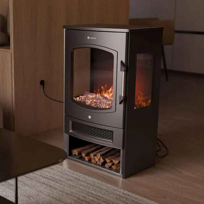 Elektrokaminofen 1800W mit Flammeneffekt mit App-Steuerung