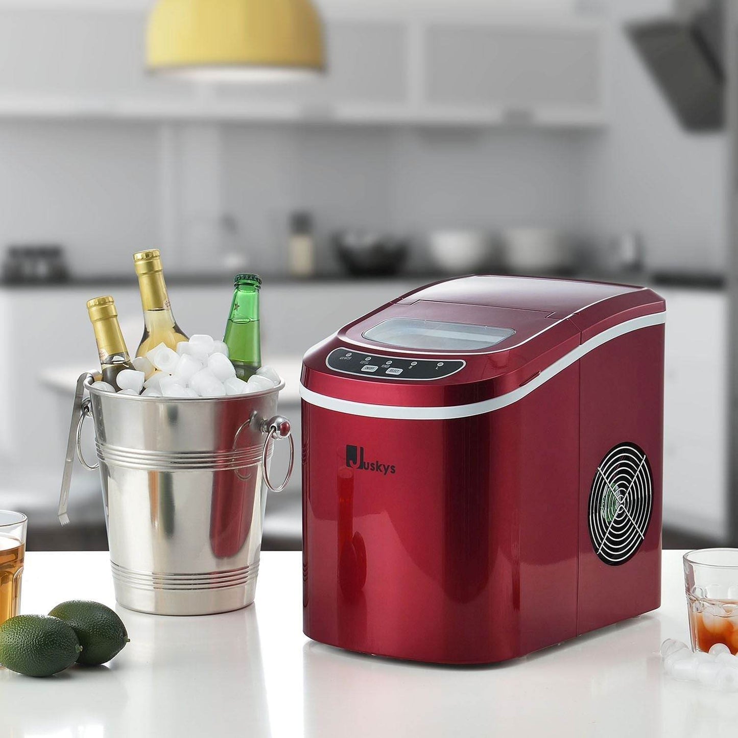 Eiswürfelmaschine IcyCube rot - Palo24