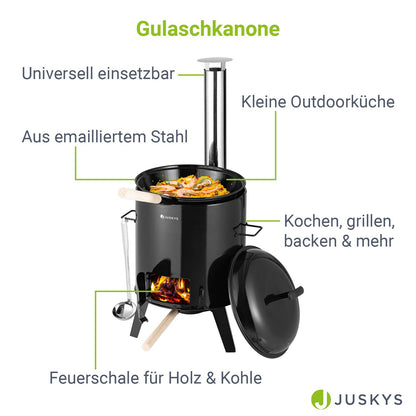 Gulaschkanone aus rostfreiem Edelstahl