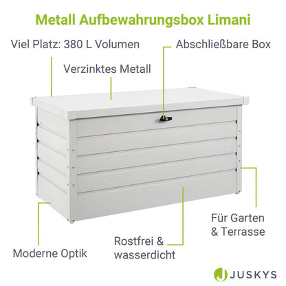 Metall Aufbewahrungsbox Limani 380 L - Palo24