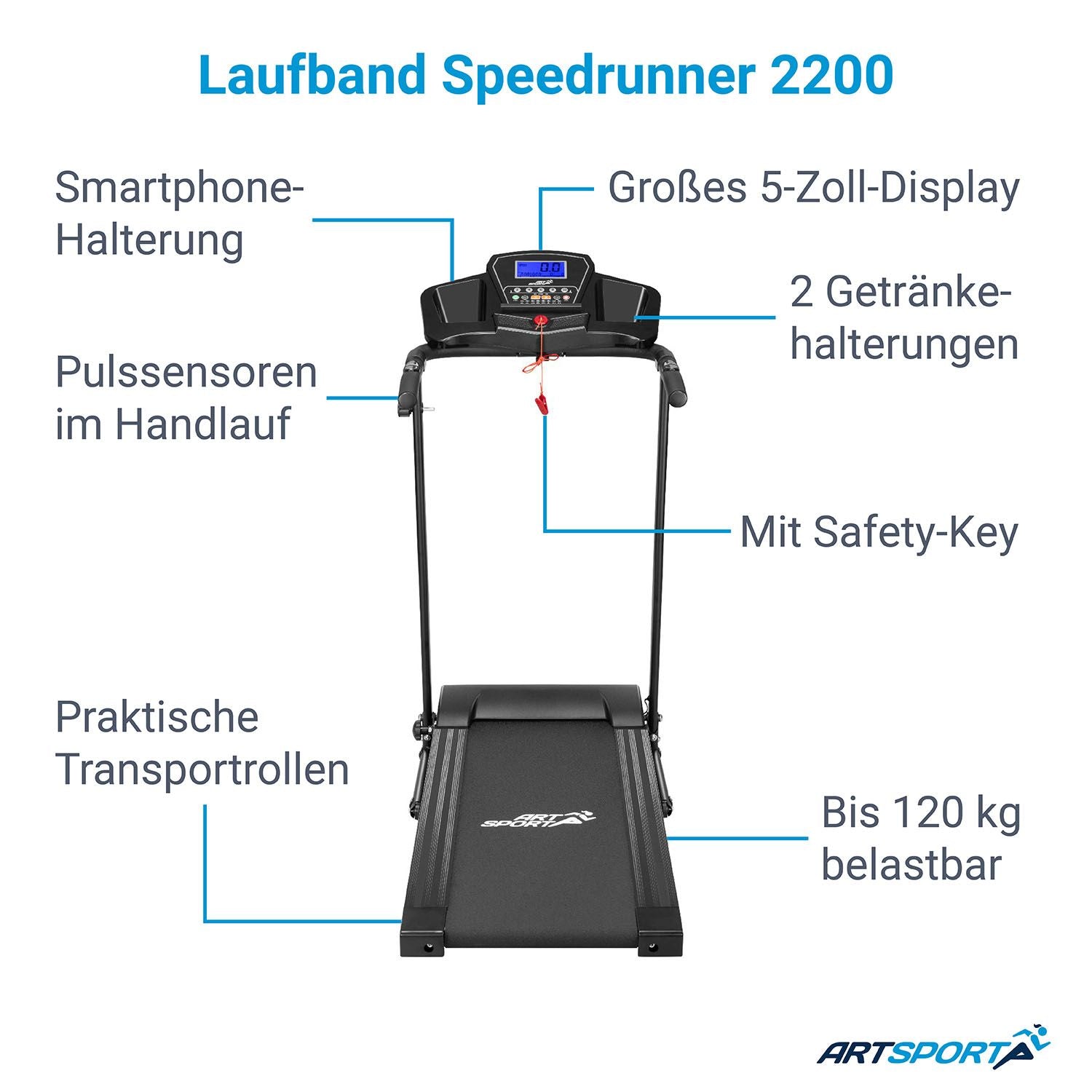 Laufband Speedrunner 2200 klappbar