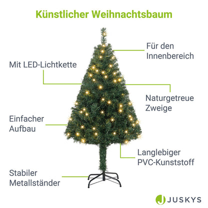 Künstlicher Weihnachtsbaum 150cm mit LED