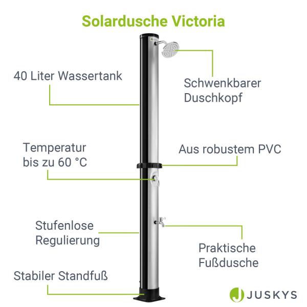 Solardusche Victoria 40 Liter