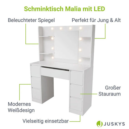 Schminktisch mit Spiegel Malia