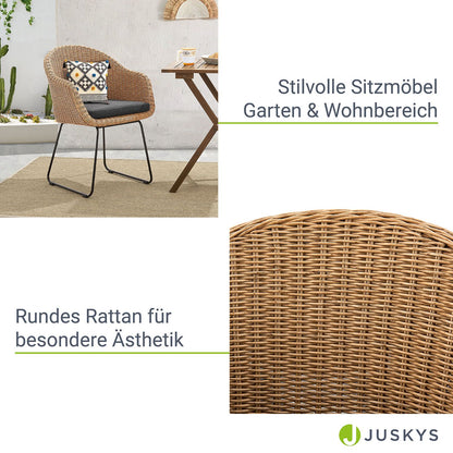 2x Rattan Korbsessel Cody