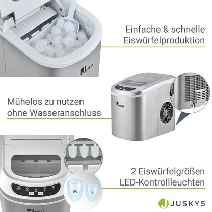Eiswürfelmaschine IcyCube silber - Palo24