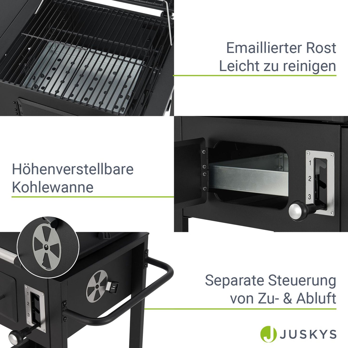 BBQ Holzkohlegrill Missouri mit Grillrost