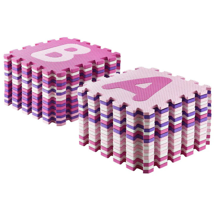 Tappetino puzzle per bambini Juna 36 pezzi dalla A alla Z e da 0 a 9