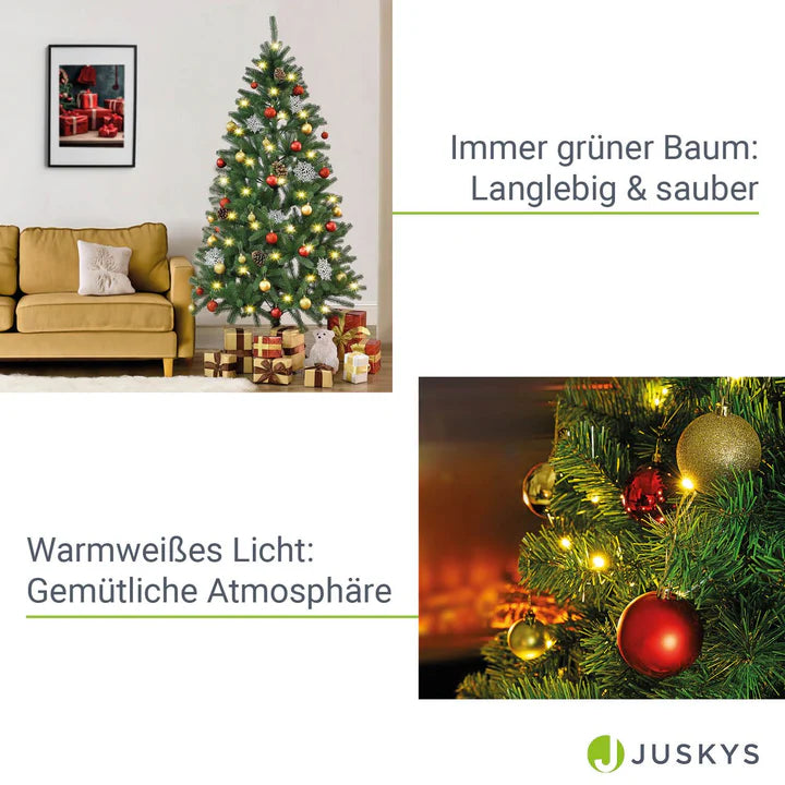 Künstlicher LED Weihnachtsbaum 210cm