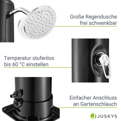 Douche de jardin douche solaire Victoria réservoir 20 litres