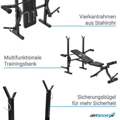 Banc de musculation multifonctionnel ProfiGym 1000